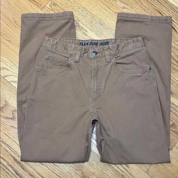 Duluth Tan Flex Firehose 32w Pants - Picture 2 of 11